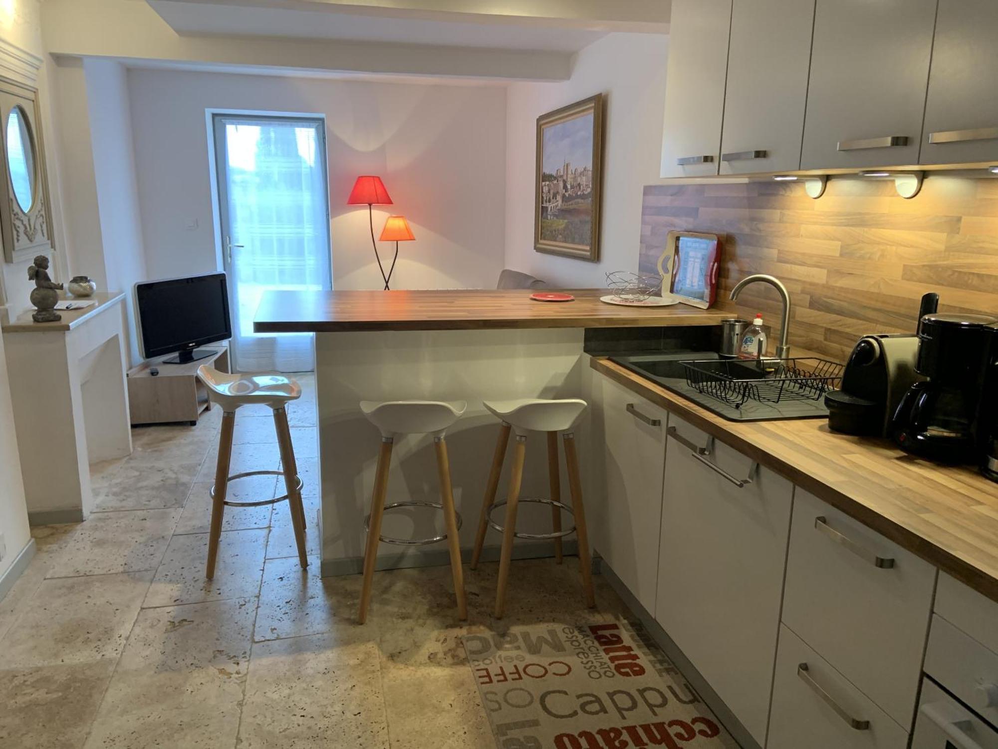 Apartamento Appt 2 Pieces Dans Mas Provencal Roquemaure  Exterior foto