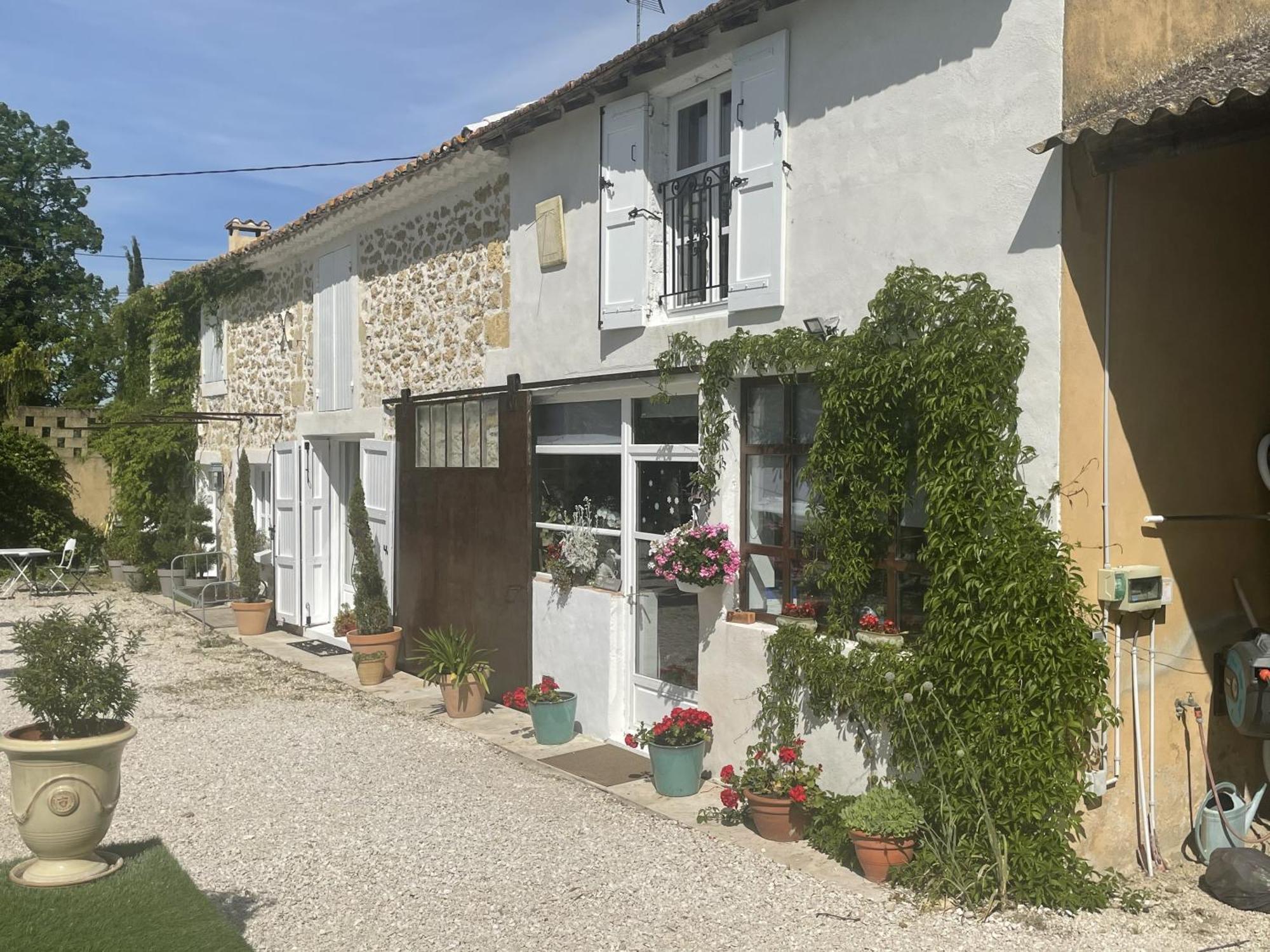 Apartamento Appt 2 Pieces Dans Mas Provencal Roquemaure  Exterior foto