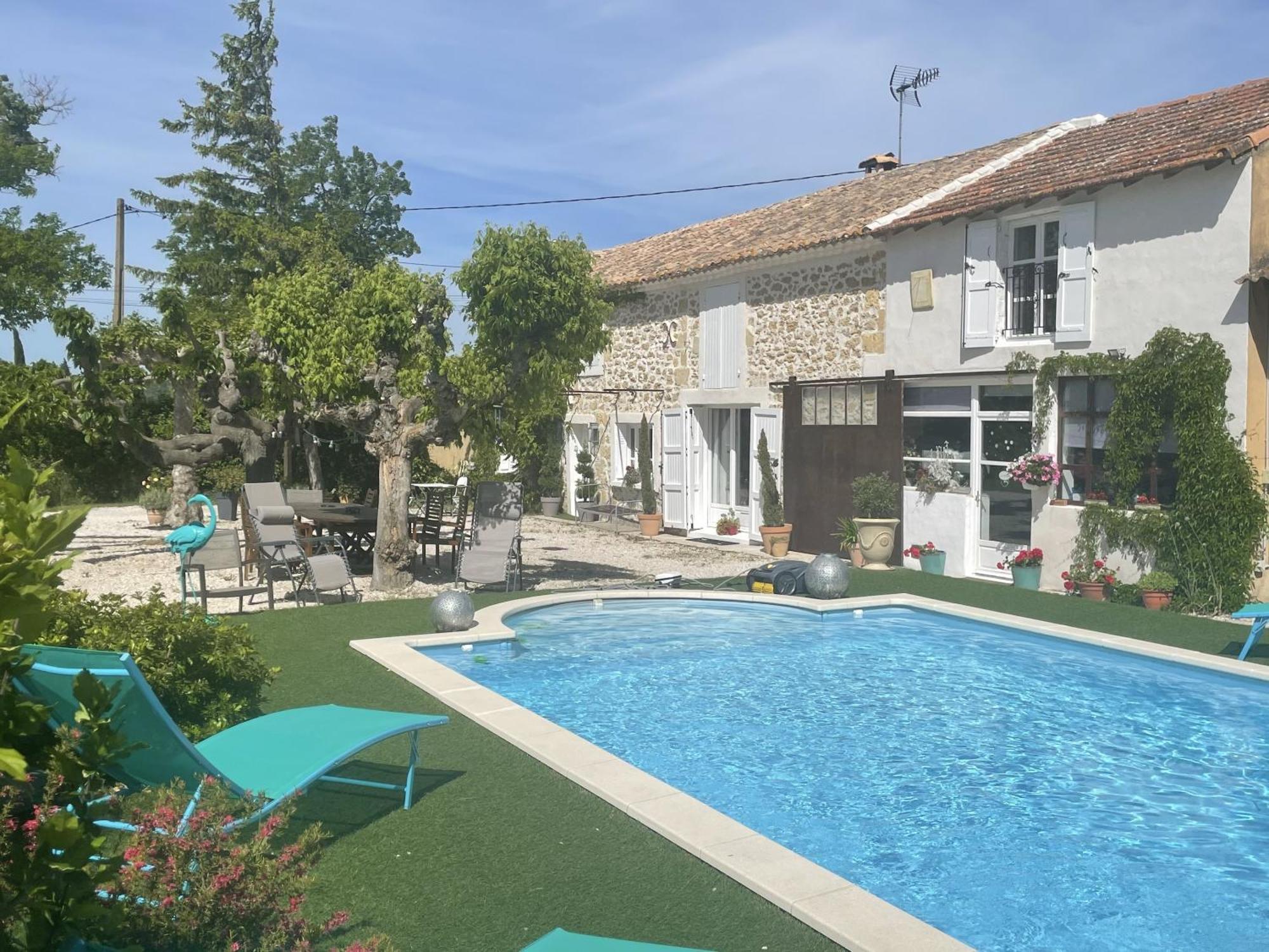 Apartamento Appt 2 Pieces Dans Mas Provencal Roquemaure  Exterior foto